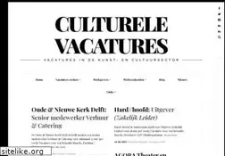 Sites similar to culturele-vacatures.nl