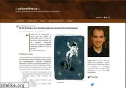Sites similar to culturelibre.ca