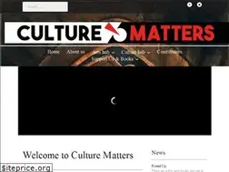 Sites similar to culturematters.org.uk