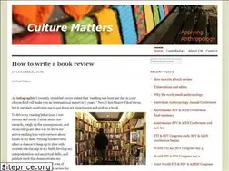 Sites similar to culturematters.wordpress.com