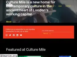 Sites similar to culturemile.london