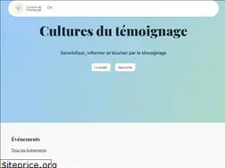 Sites similar to culturesdutemoignage.ca