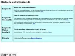 Sites similar to culturespace.de