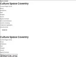 Sites similar to culturespacecoventry.com