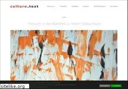 Sites similar to culturetext.de