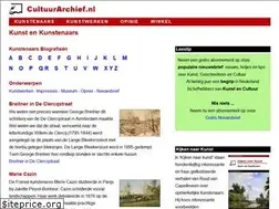 Sites similar to cultuurarchief.nl