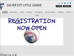 Sites similar to culvercitylittleleague.org