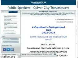 Sites similar to culvercitytoastmasters.org