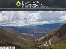 Sites similar to culverlambcpa.com