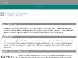 Sites similar to cumberlandcf.org