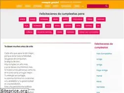 Sites similar to cumplegenial.com