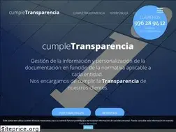 Sites similar to cumpletransparencia.es