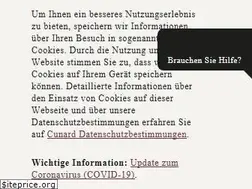 Sites similar to cunard.de