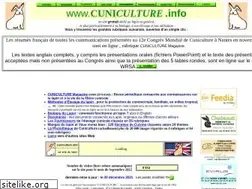 Sites similar to cuniculture.info
