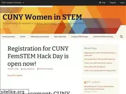 Sites similar to cunywomeninstem.org