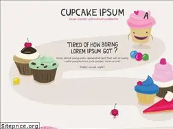 Sites similar to cupcakeipsum.com