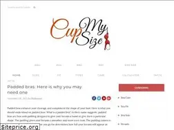 Sites similar to cupmysize.com