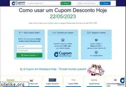Sites similar to cupomdescontohoje.com.br