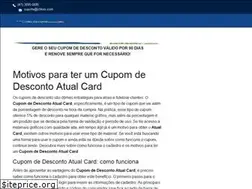 Sites similar to cupomdescontosatualcard.com.br