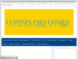 Sites similar to cuponesparacomida.com