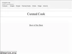 Sites similar to curatedcook.com