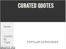 Sites similar to curatedquotes.com