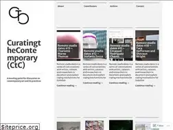 Sites similar to curatingthecontemporary.org