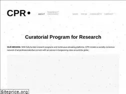 Sites similar to curatorialprogram.org