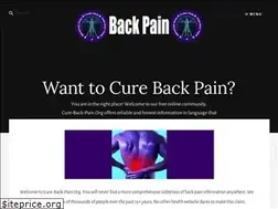Sites similar to cure-back-pain.org
