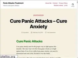 Sites similar to curepanicattackstreatment.net