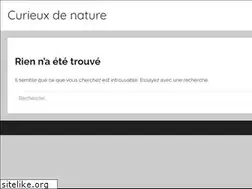 Sites similar to curieux-de-nature.com