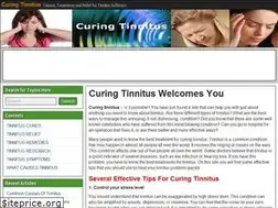 Sites similar to curingtinnitus.org
