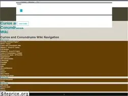 Sites similar to curios-and-conundrums.wikia.com