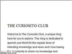 Sites similar to curiositoclub.blogspot.com