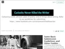 Sites similar to curiosityneverkilledthewriter.com
