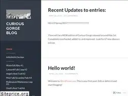 Sites similar to curiousgorgeblog.wordpress.com