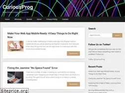 Sites similar to curiousprog.com