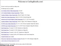 Sites similar to curlingresults.com