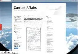 Sites similar to currentaffairsupdater.blogspot.com