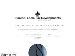 Sites similar to currentfederaltaxdevelopments.com