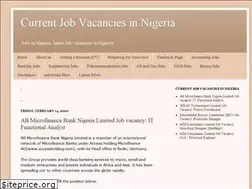 Sites similar to currentjobvacanciesnigeria.blogspot.com