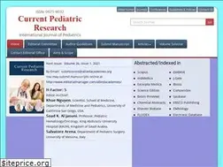 Sites similar to currentpediatrics.com