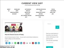 Sites similar to currentviewgist.com