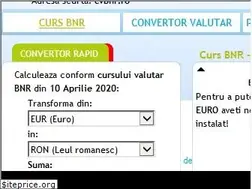 Sites similar to curs-valutar-bnr.ro