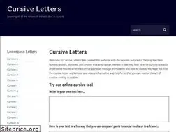 Sites similar to cursiveletters.com