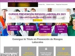 Sites similar to curso-prevencion-riesgo.com