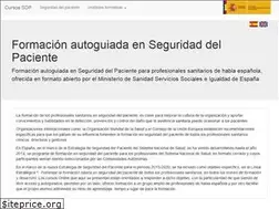 Sites similar to cursos.seguridaddelpaciente.es