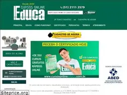 Sites similar to cursosonlineeduca.com.br