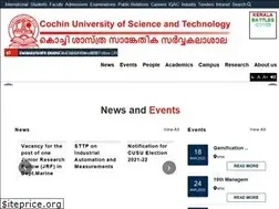 Sites similar to cusat.ac.in