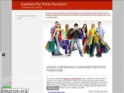 Sites similar to cushionsforpatiofurniture.org